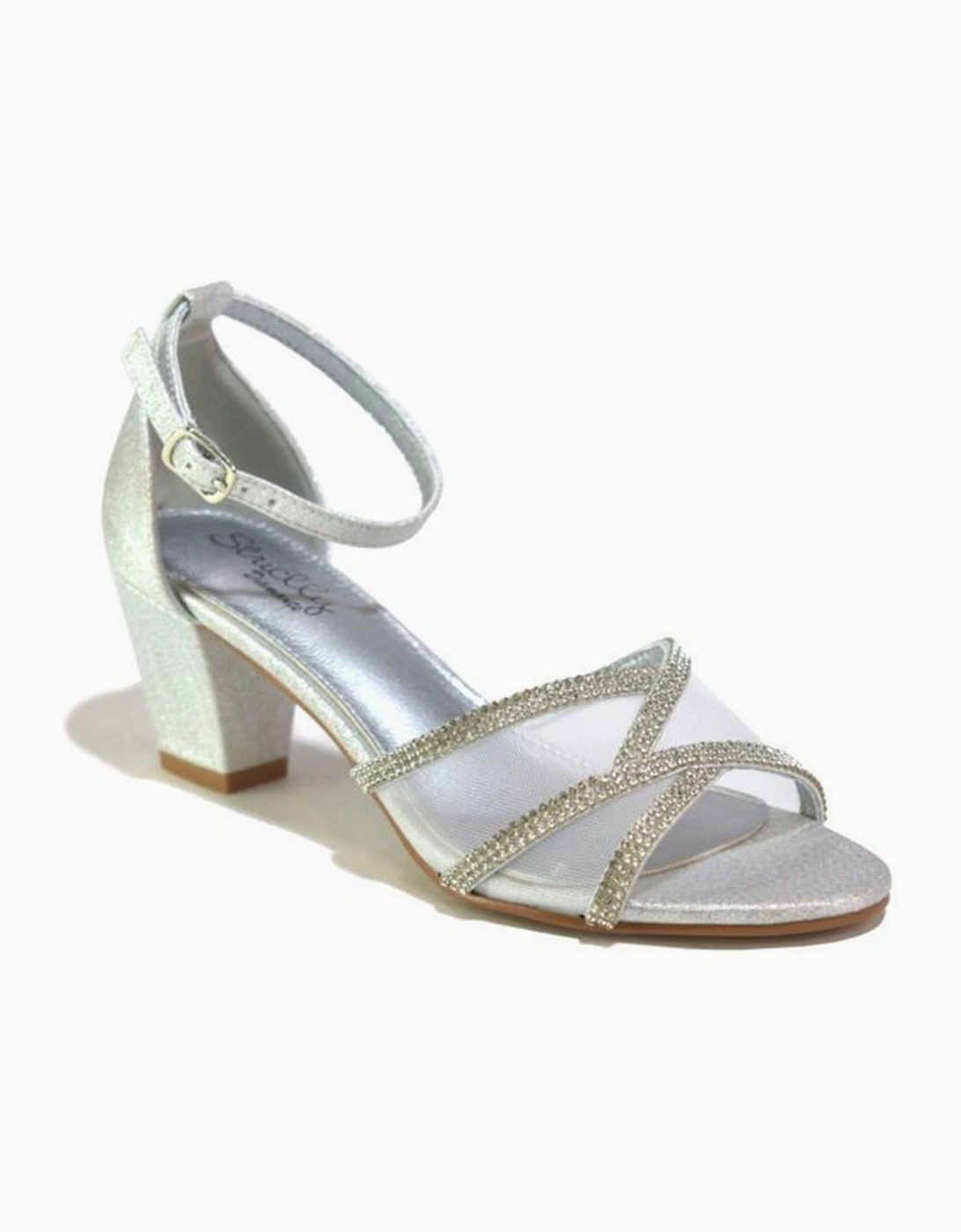 Strictly Cielo Women's Heel Sandals Silver