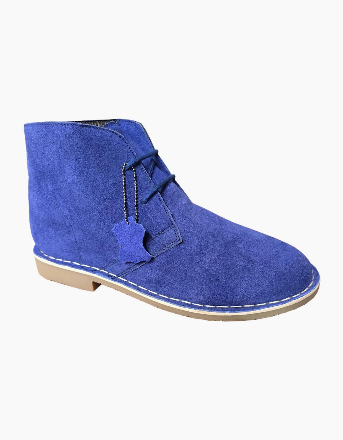 Malin Aiden Suede Mens Boots Blue