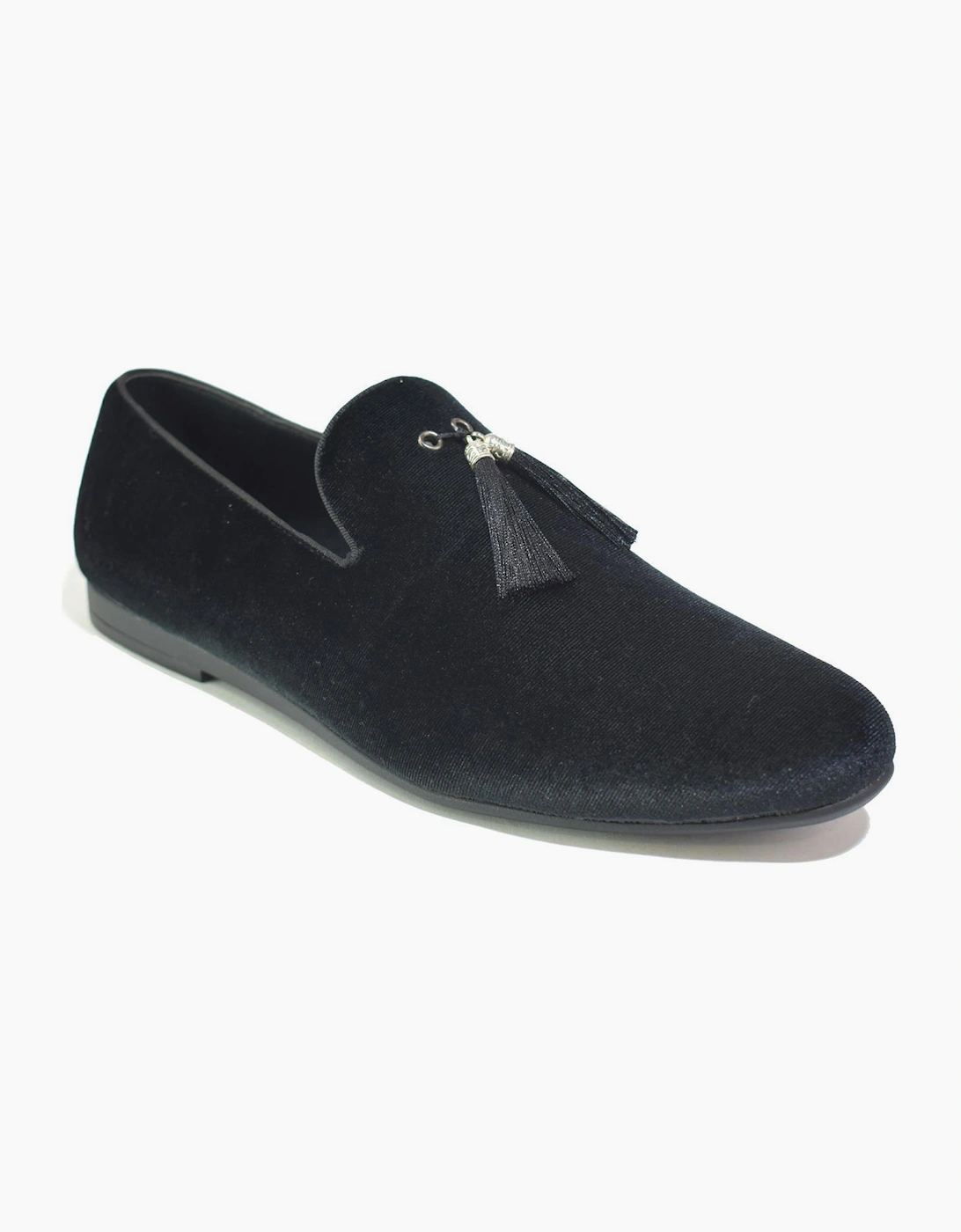 Malin Cyrus Junior Boys Slip On Shoes Black