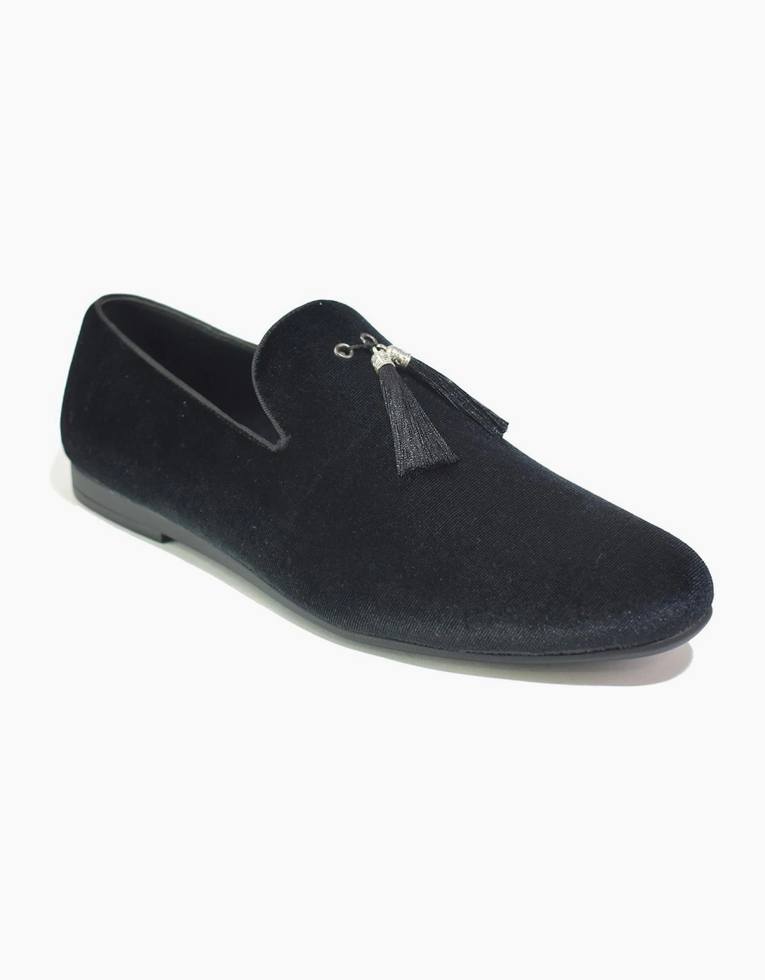 Malin Cyrus Junior Boys Slip On Shoes Black