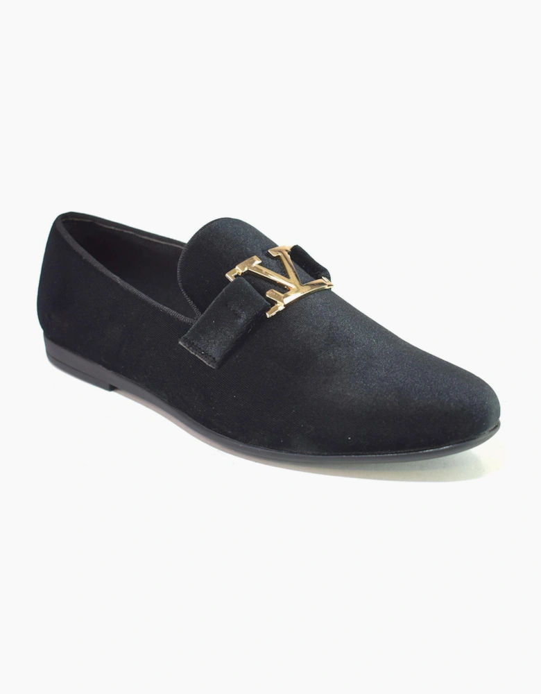Malin Oscar Junior Boys Slip On Shoes Black