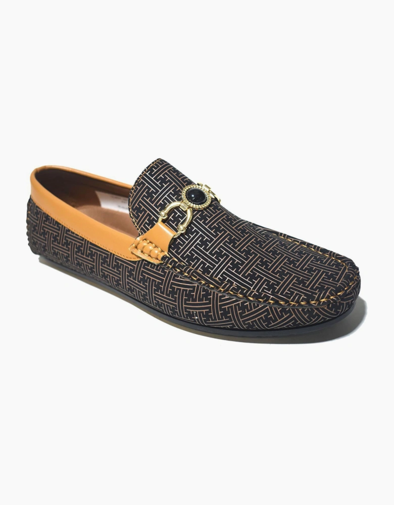 Malin Biel Mens Loafers Brown