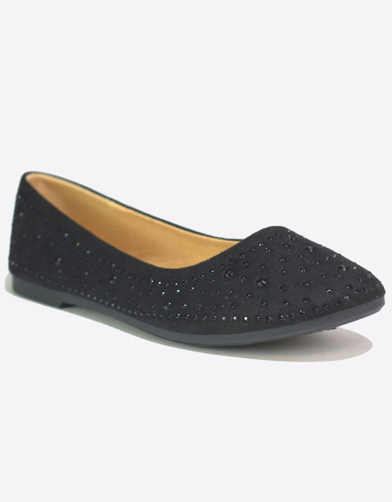Reveal Tiffany Womens Slip On Shoes Black