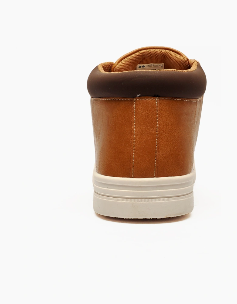 Crosshatch Signature Alistair Mens Chukka Boots Tan
