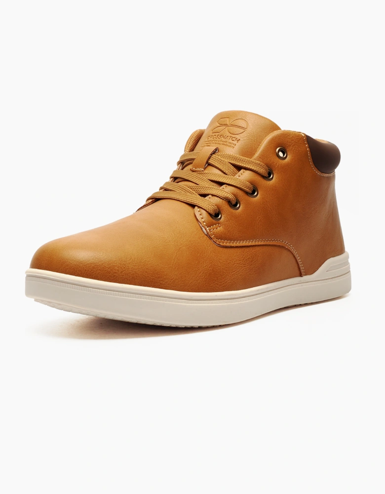 Crosshatch Signature Alistair Mens Chukka Boots Tan