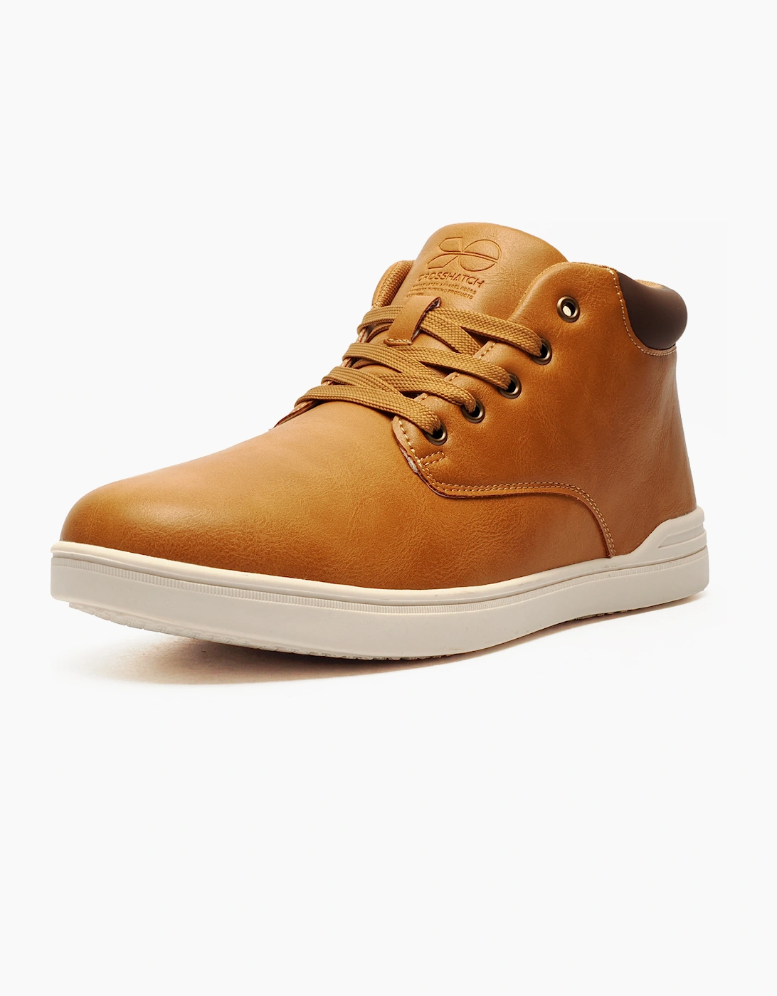Crosshatch Signature Alistair Mens Chukka Boots Tan