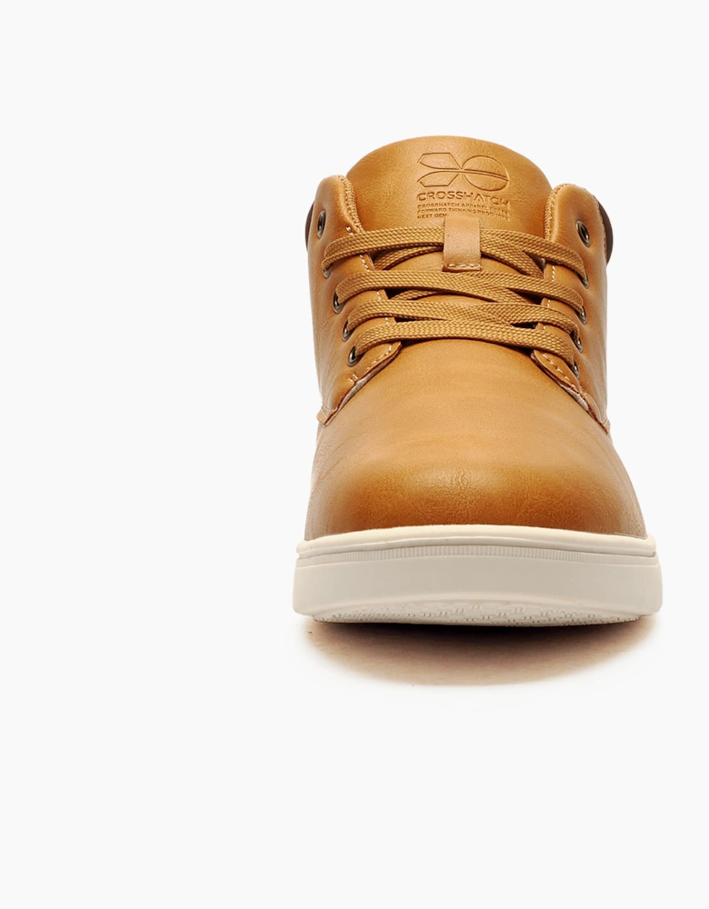 Crosshatch Signature Alistair Mens Chukka Boots Tan