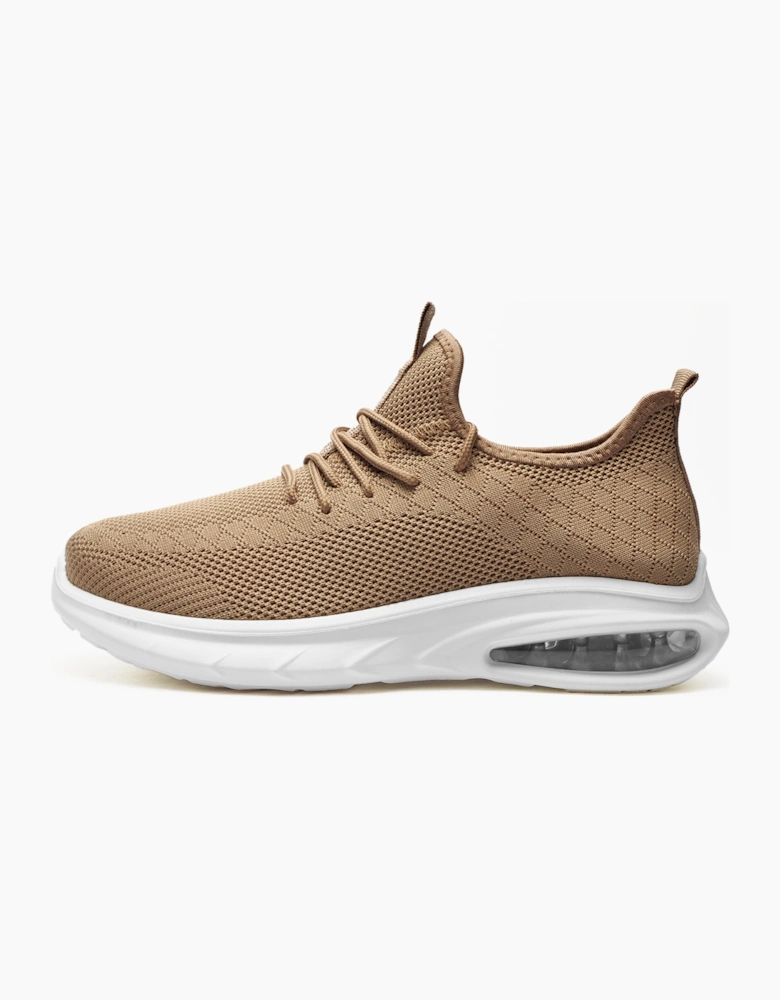 Crosshatch Trevel Mens Trainers Stone