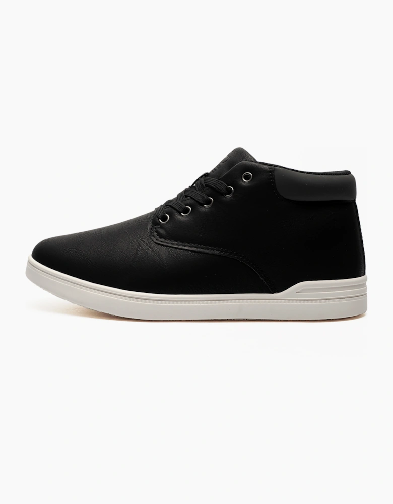 Crosshatch Signature Alistair Mens Chukka Boots Black / Charcoal