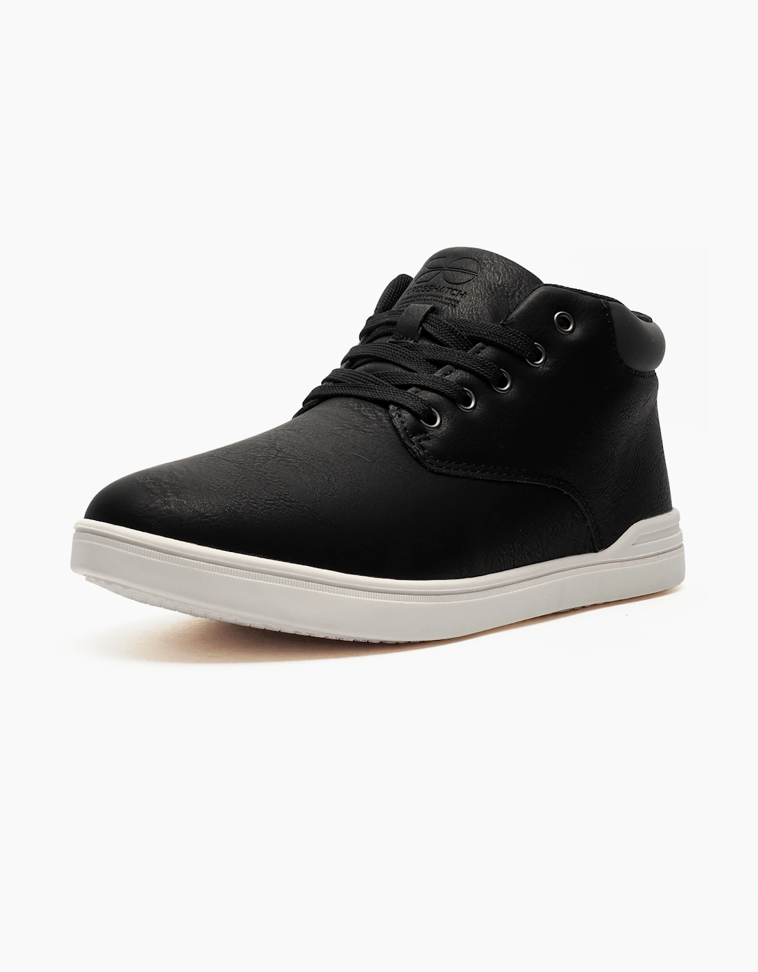 Crosshatch Signature Alistair Mens Chukka Boots Black / Charcoal