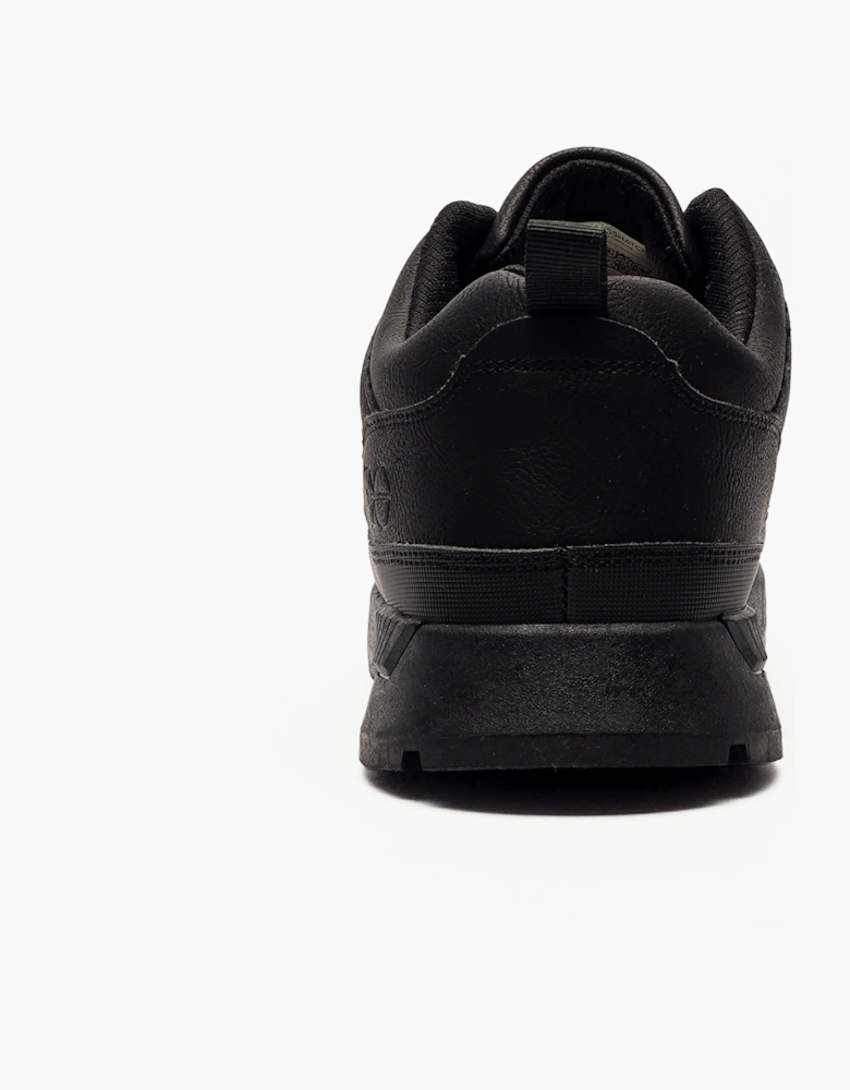 Crosshatch Banbury Mens Shoes Black Mono