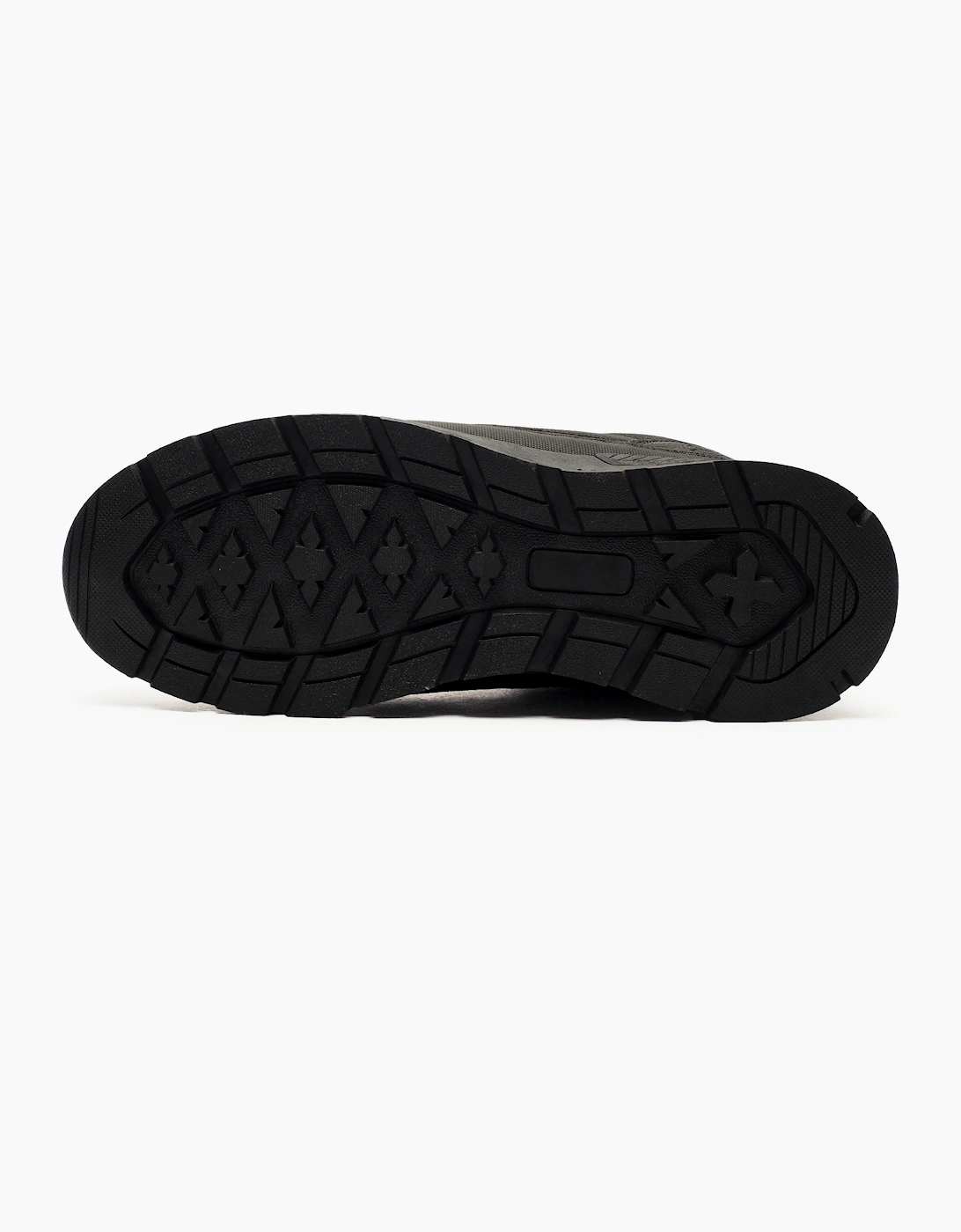 Crosshatch Banbury Mens Shoes Black Mono