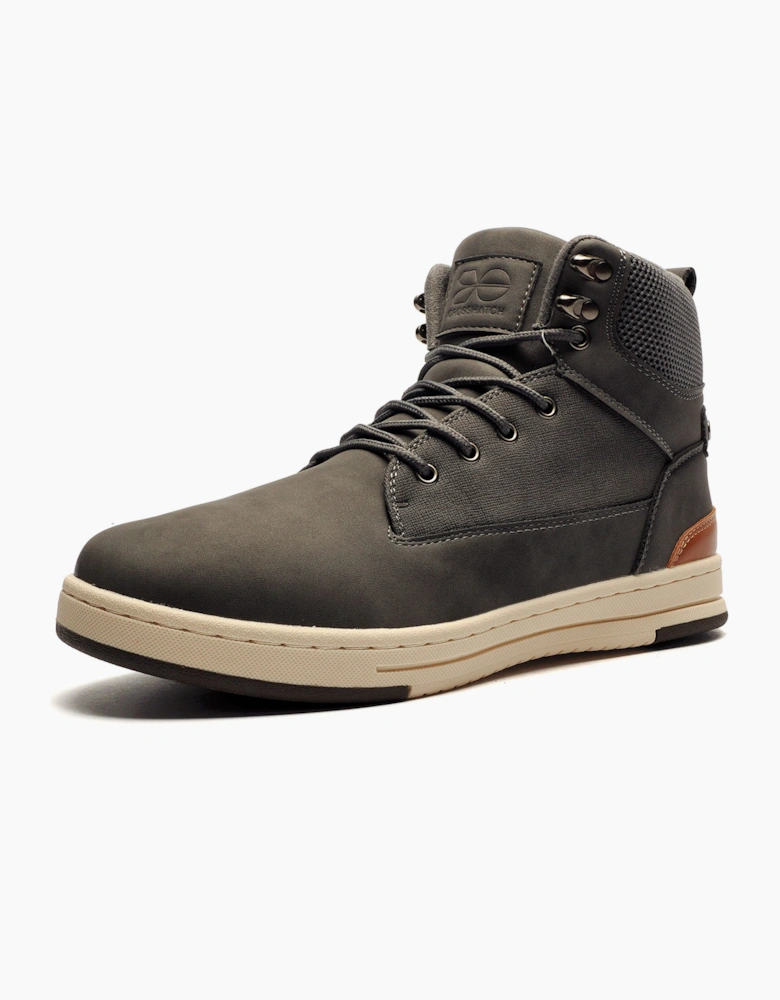 Crosshatch Staiger Mens Boots Grey