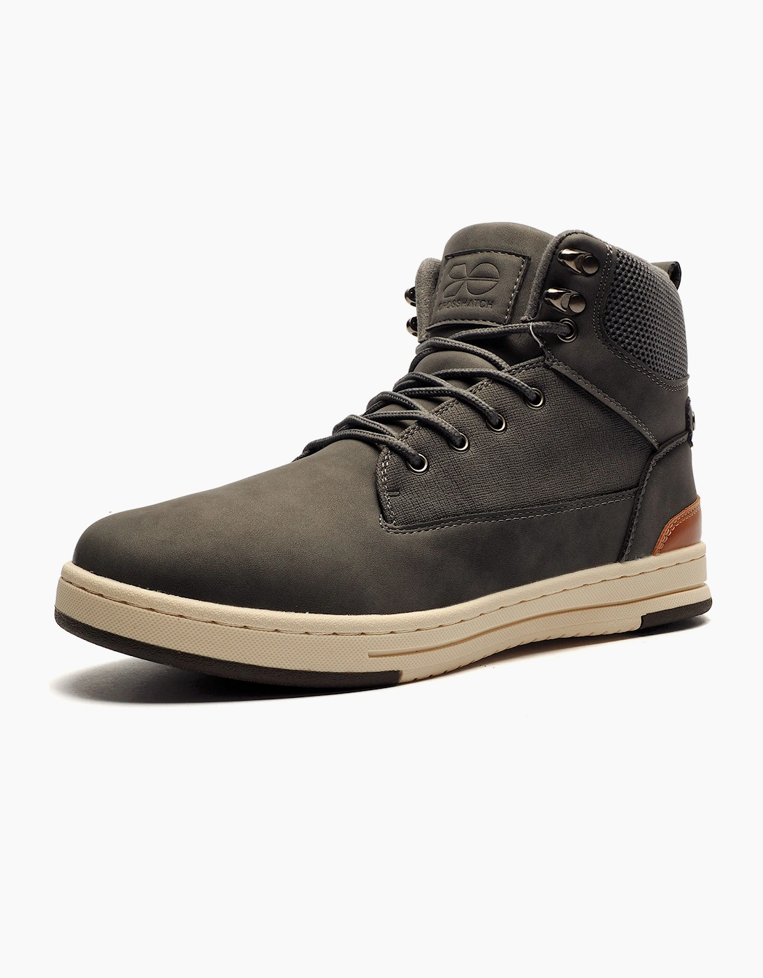 Crosshatch Staiger Mens Boots Grey