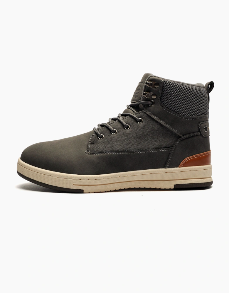 Crosshatch Staiger Mens Boots Grey