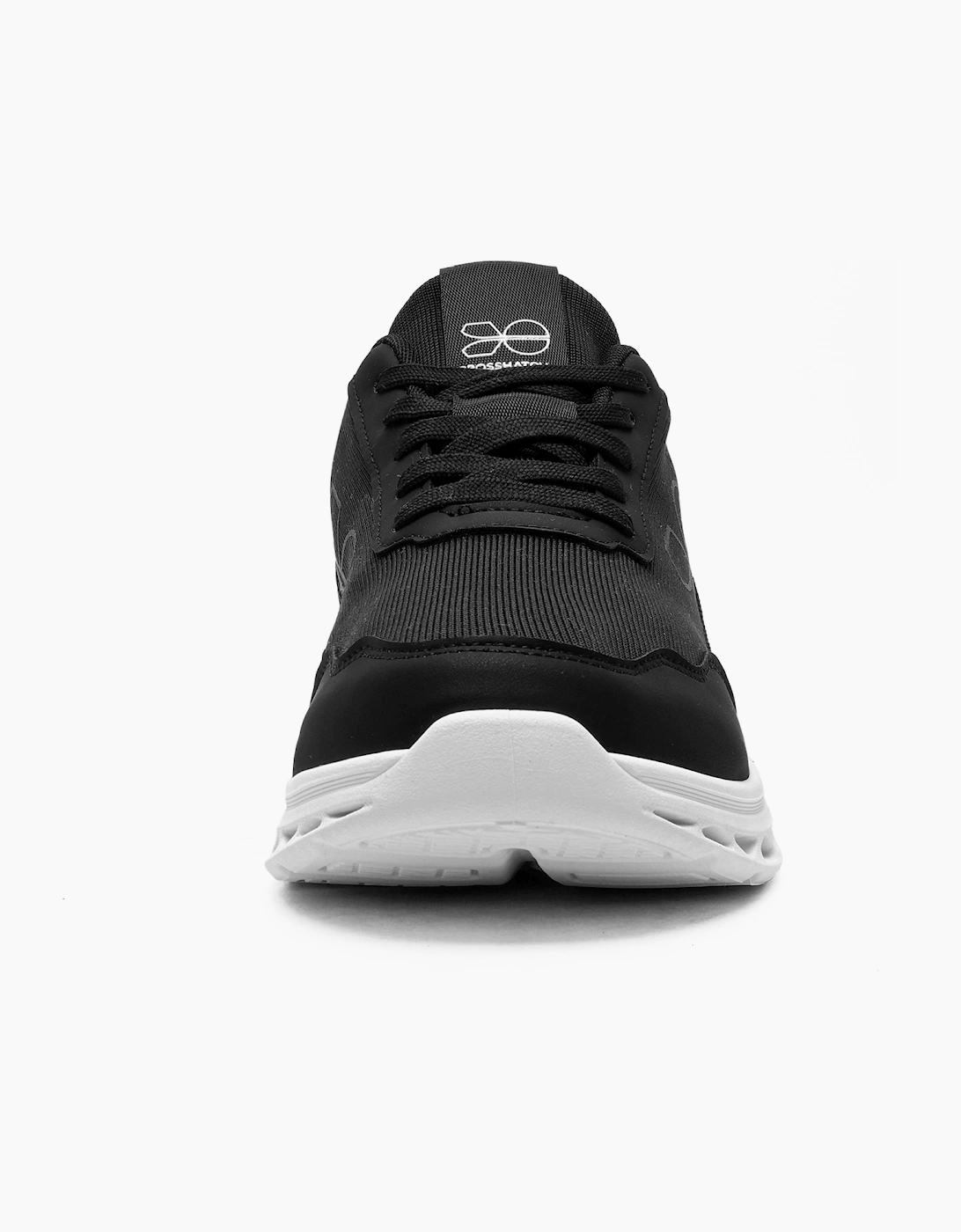 Crosshatch Jesmond Ultimate Mens Trainers Black / White