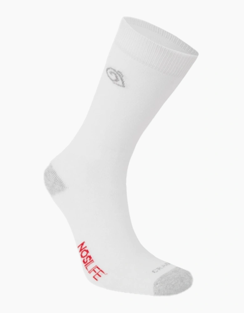 Craghoppers NosiLife Travel Socks White
