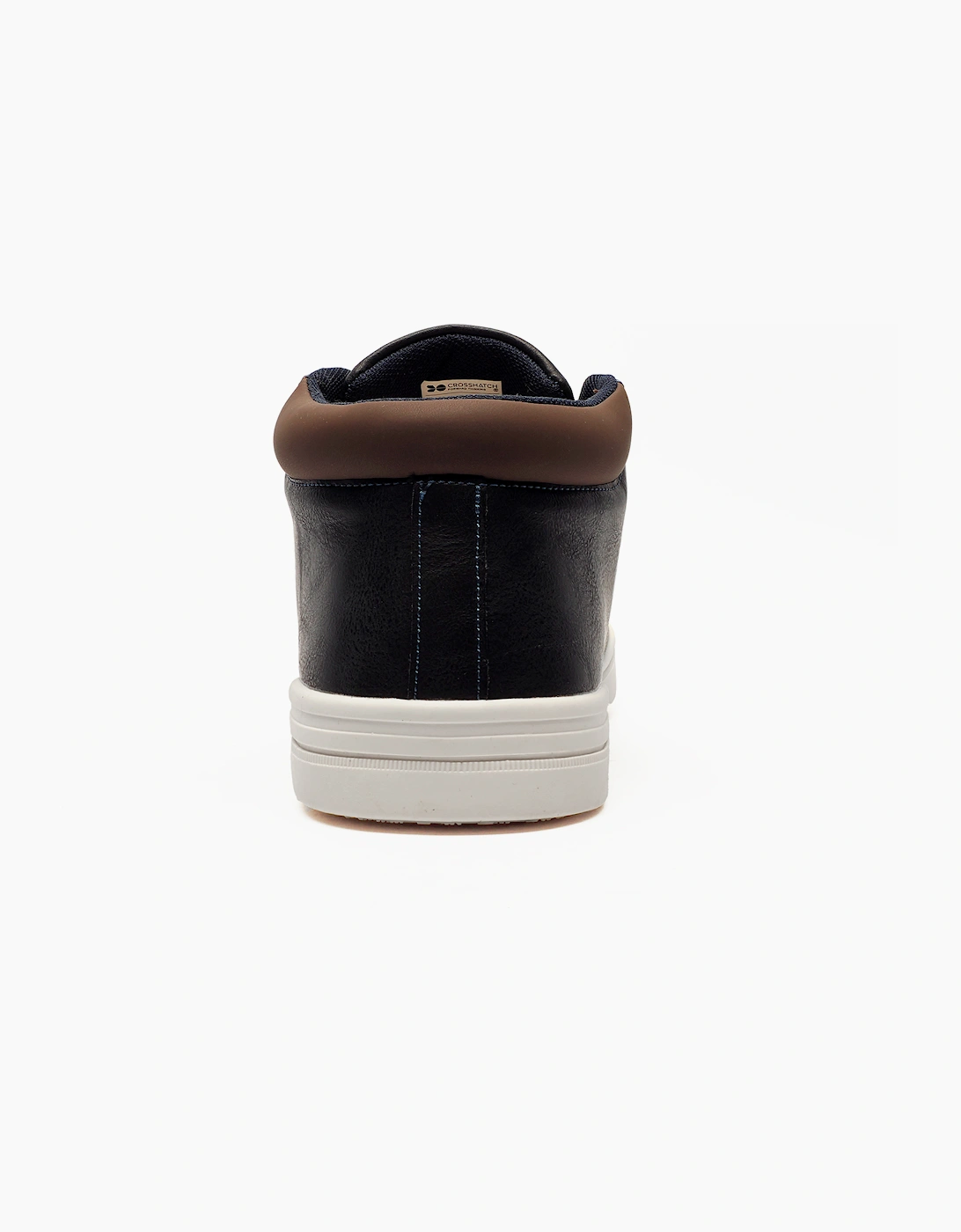 Crosshatch Signature Alistair Mens Chukka Boots Navy / Brown