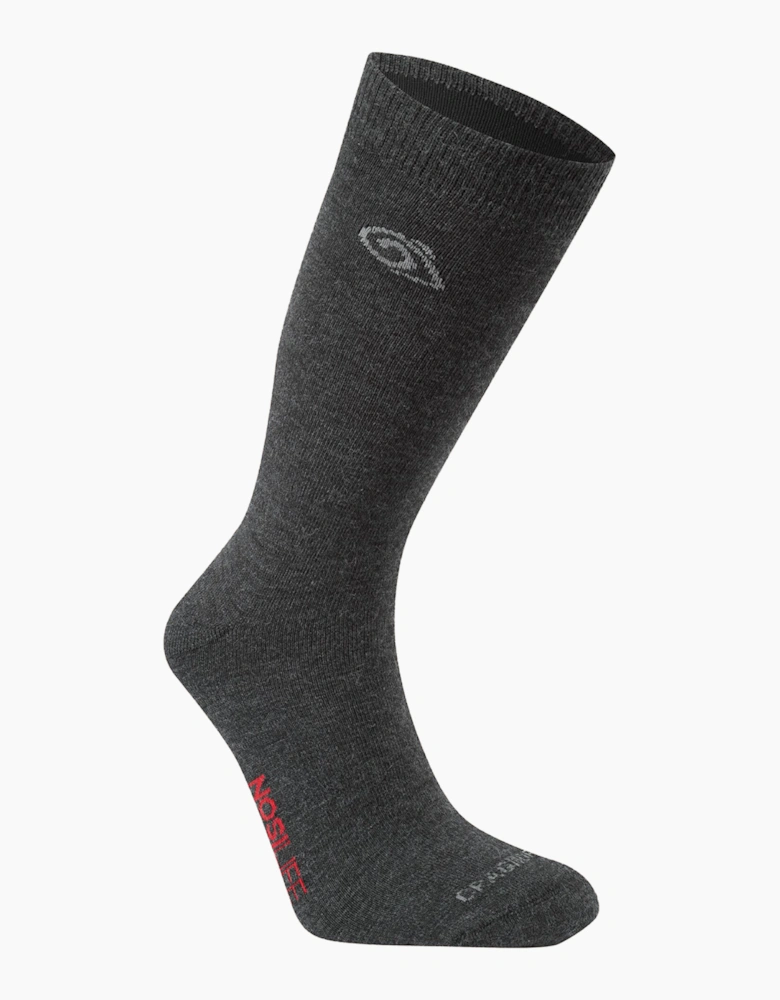 Craghoppers Nosilife Travel Wool Socks Dark Iron