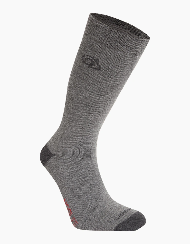 Craghoppers Nosilife Travel Wool Socks Coast Grey
