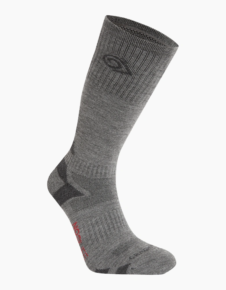 Craghoppers NosiLife Adventure Wool Socks Coast Grey / Black Pepper