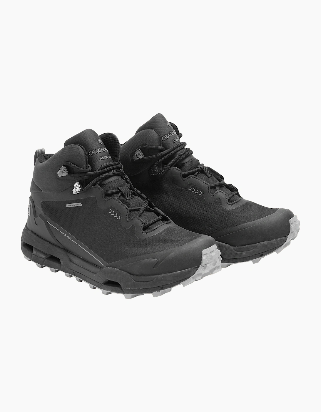 Craghoppers Adflex 2 Waterproof Mens Trail Shoes Black / Cloud Grey