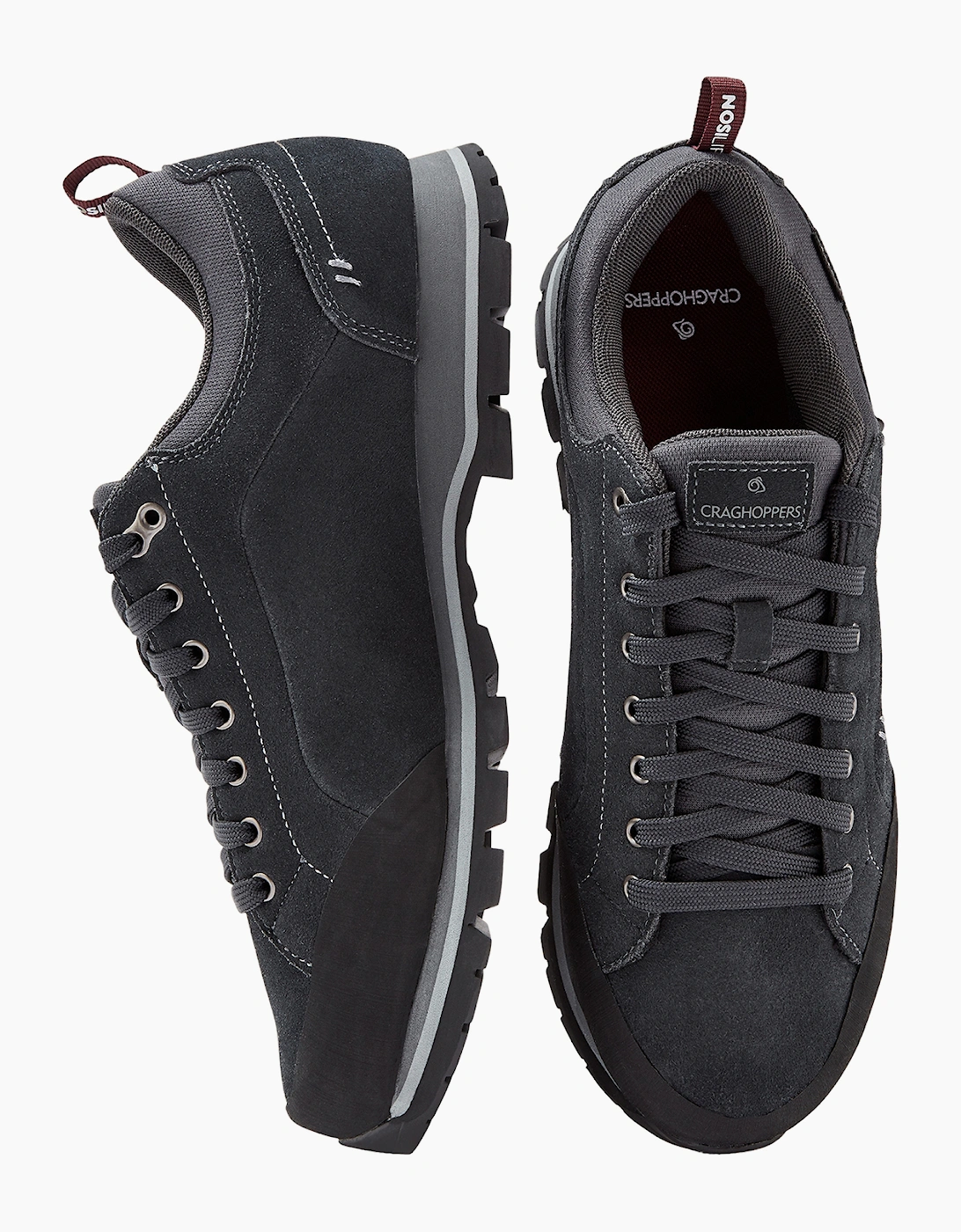 Craghoppers Onega Eco 2 Waterproof Mens Trail Shoes Black Pepper
