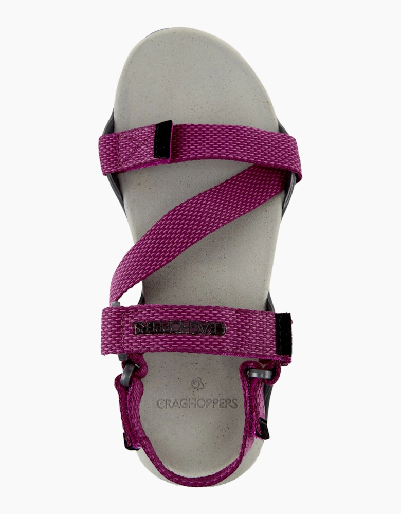 Craghoppers Locke Womens Sandals Charcoal / Raspberry