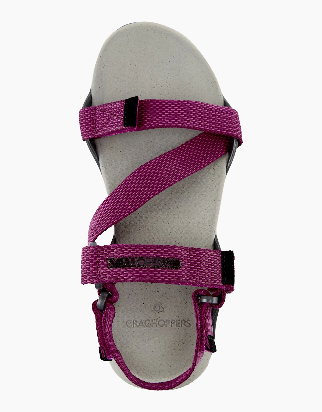 Craghoppers Locke Womens Sandals Charcoal / Raspberry