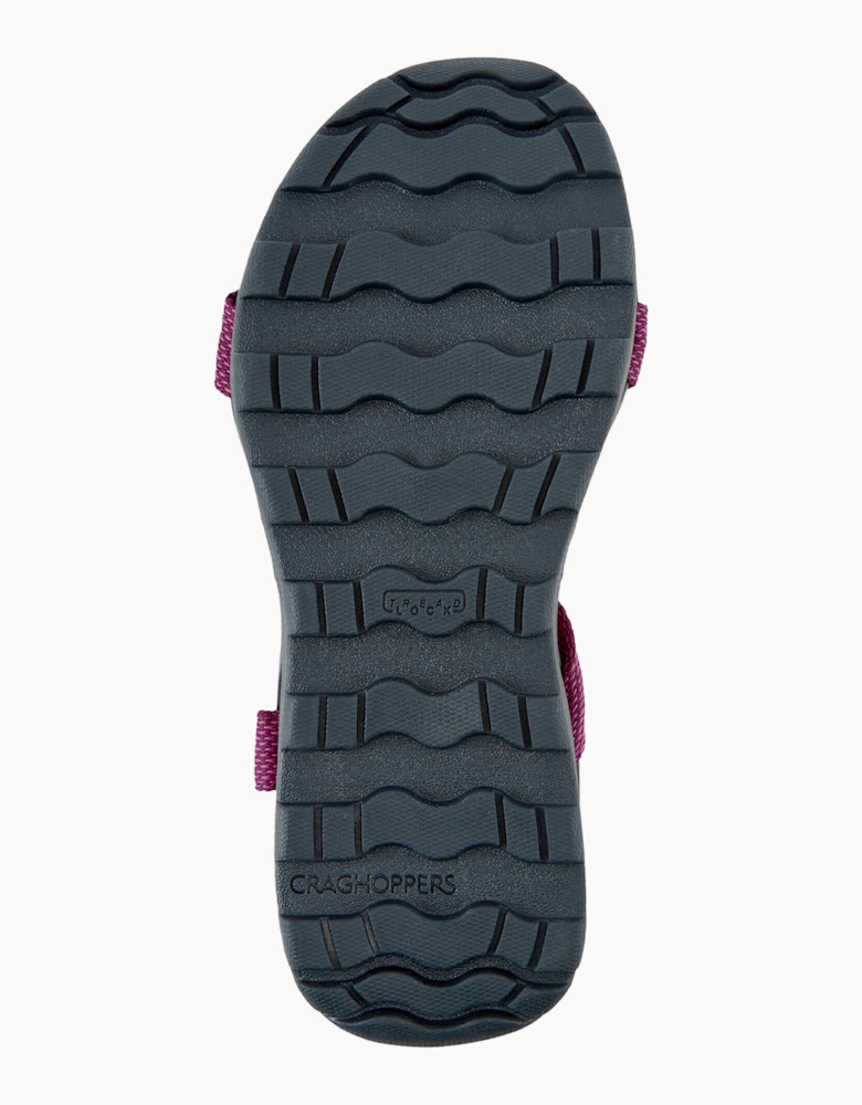 Craghoppers Locke Womens Sandals Charcoal / Raspberry