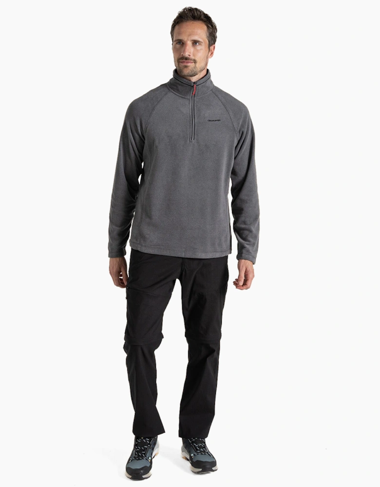 Craghoppers Corey VI Mens Half Zip Fleece BlkPepp Marl