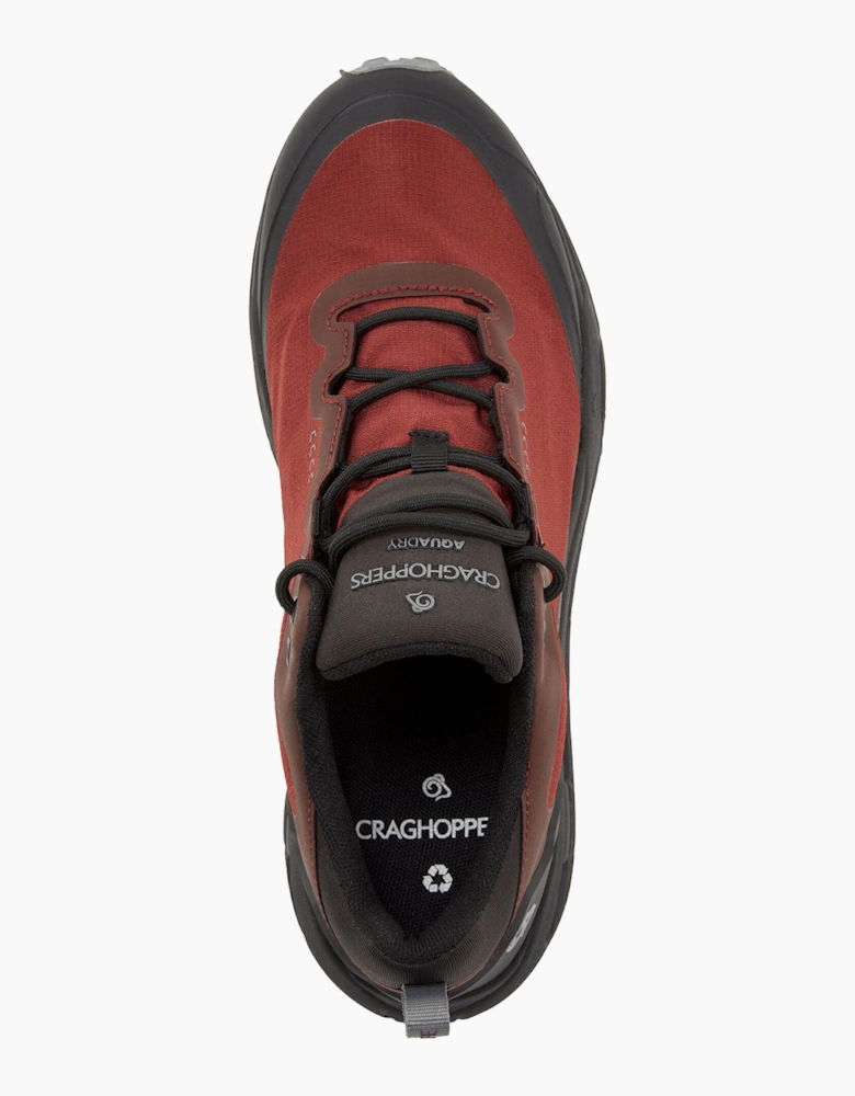Craghoppers Adflex Low 2 Waterproof Mens Trail Shoes Red Brick / Black