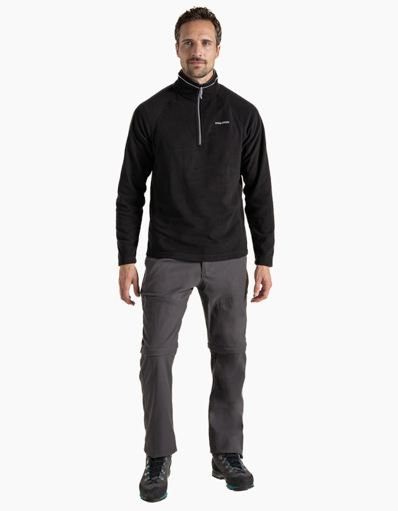 Craghoppers Corey VI Mens Half Zip Fleece Black