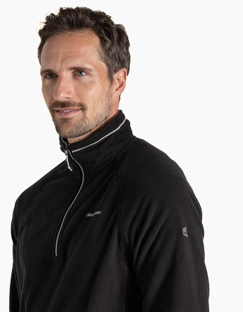 Craghoppers Corey VI Mens Half Zip Fleece Black