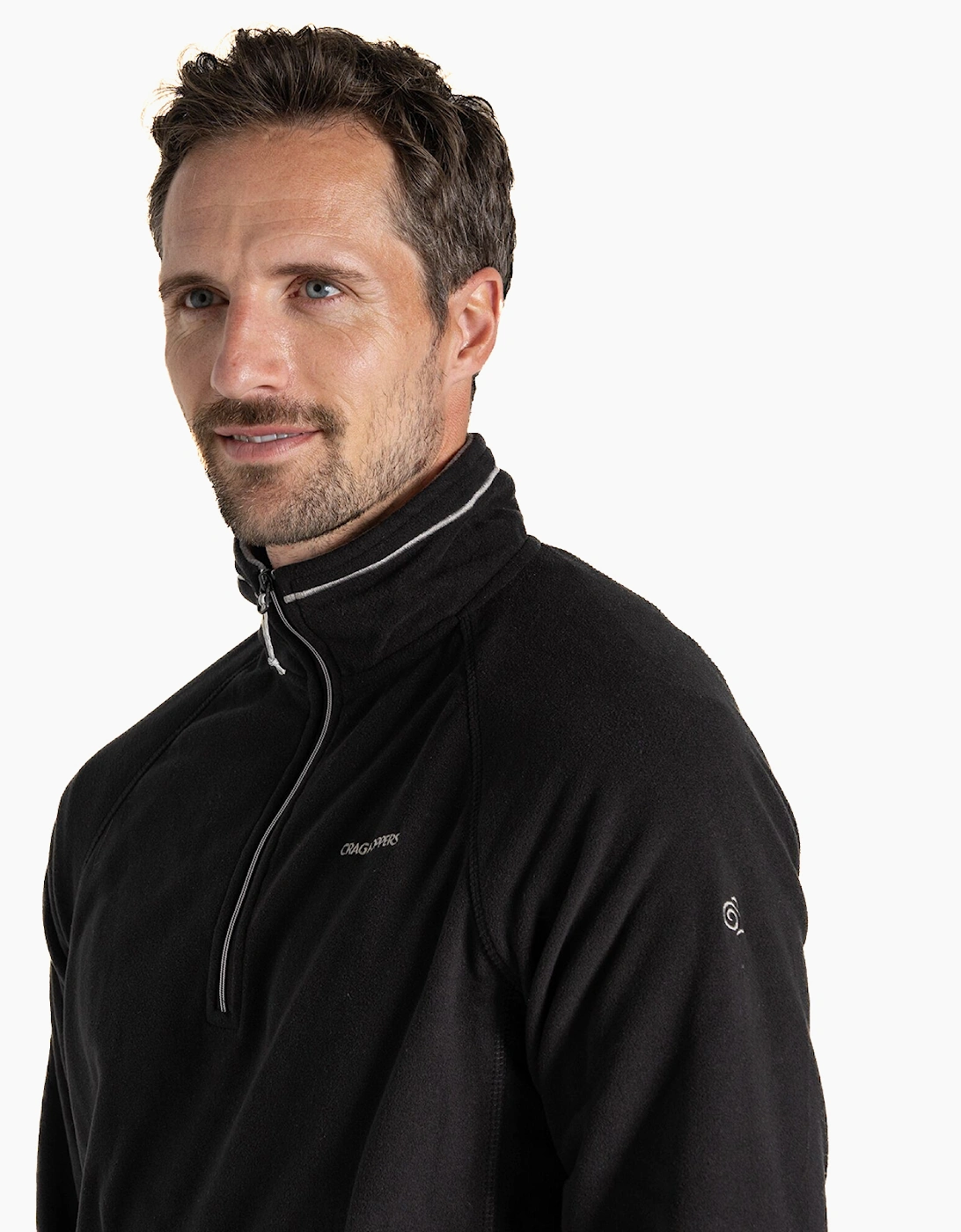 Craghoppers Corey VI Mens Half Zip Fleece Black