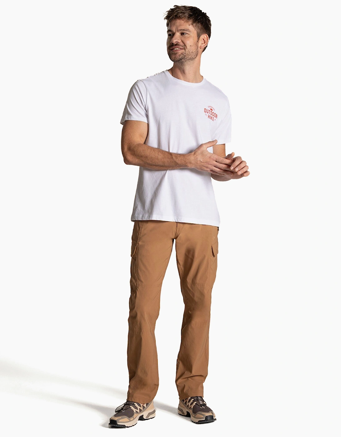 Craghoppers Kiwi Pro Mens Cargo Trousers (Regular Fit) Boulder