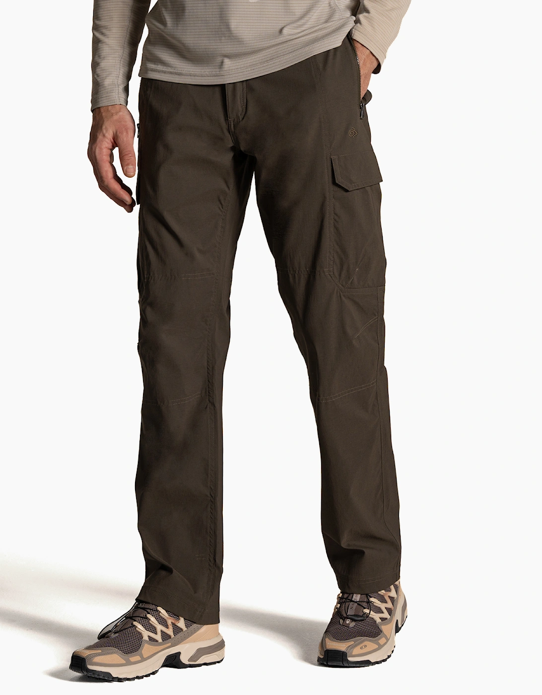 Craghoppers Kiwi Pro Mens Cargo Trousers (Regular Fit) Woodland Green