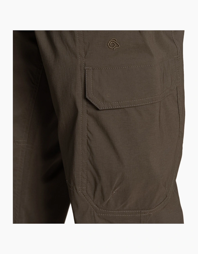 Craghoppers Kiwi Pro Mens Cargo Trousers (Small Fit) Woodland Green