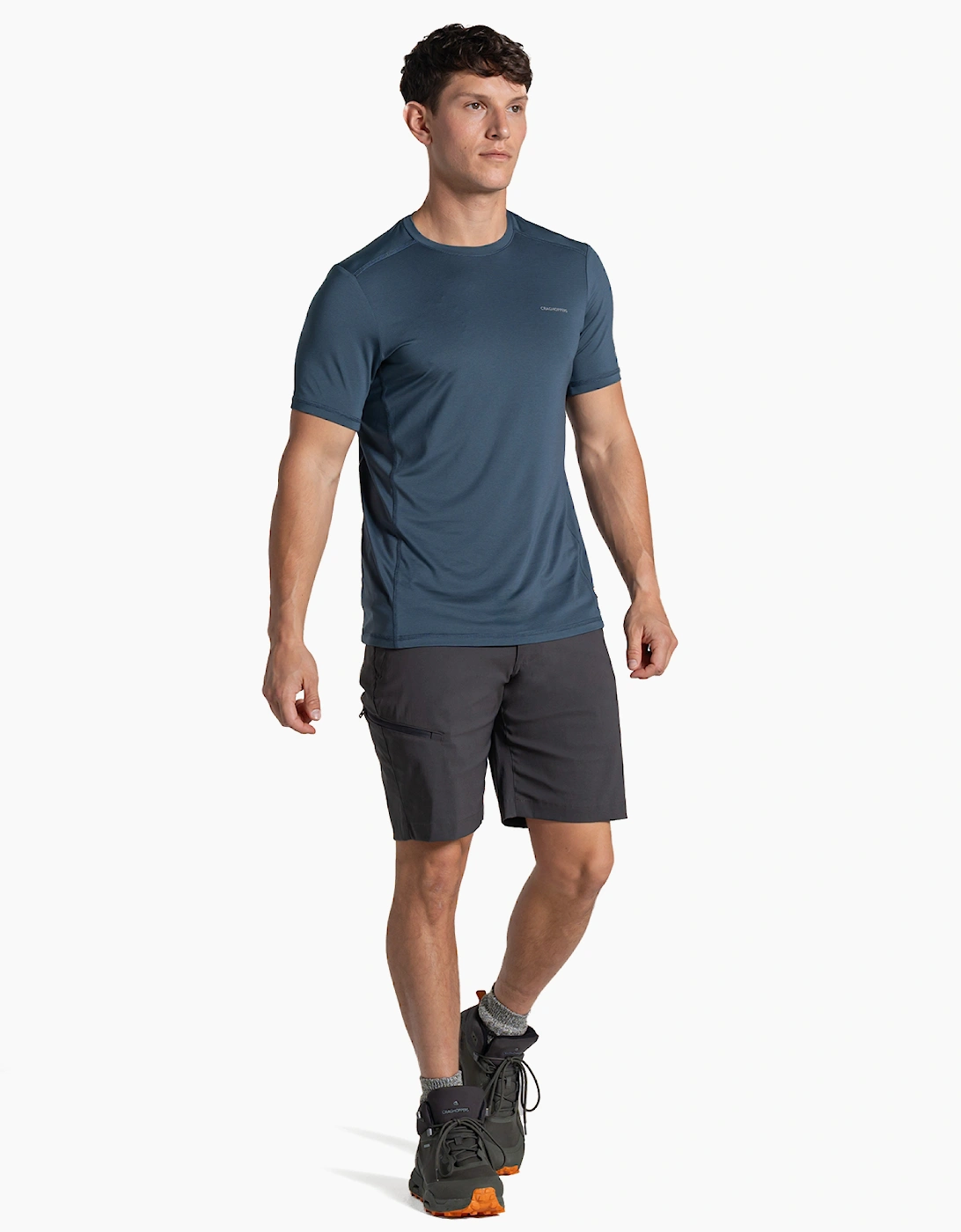 Craghoppers KiwiPro III Mens Shorts Dark Lead