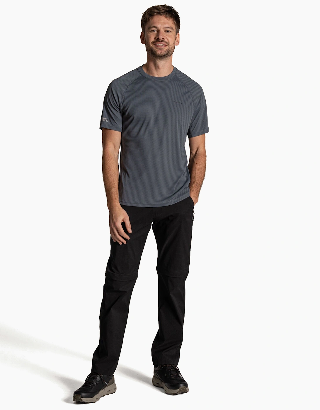 Craghoppers Kiwi Pro III Mens Convertible Trousers Black