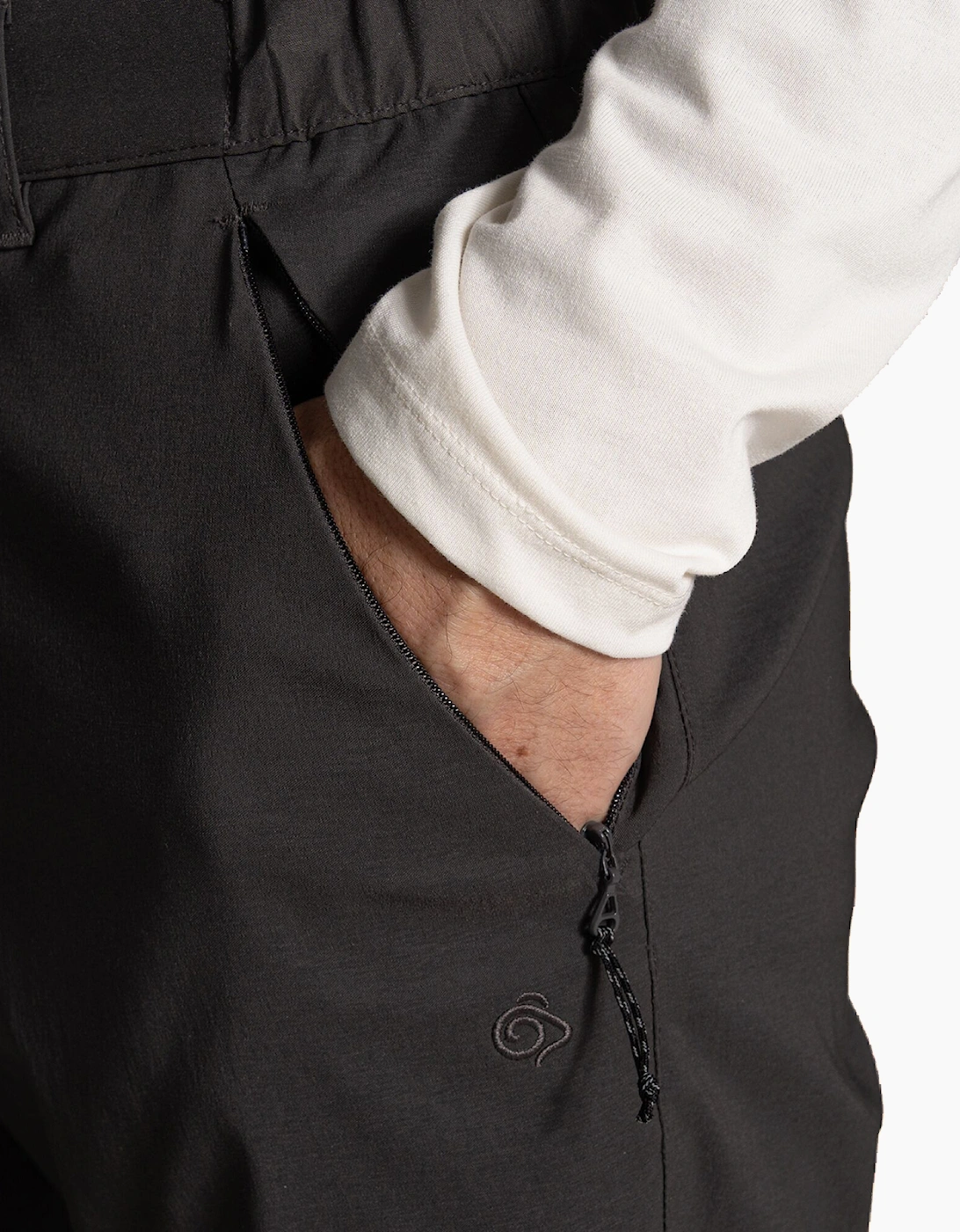 Craghoppers Kiwi Pro III Mens Convertible Trousers Dark Lead