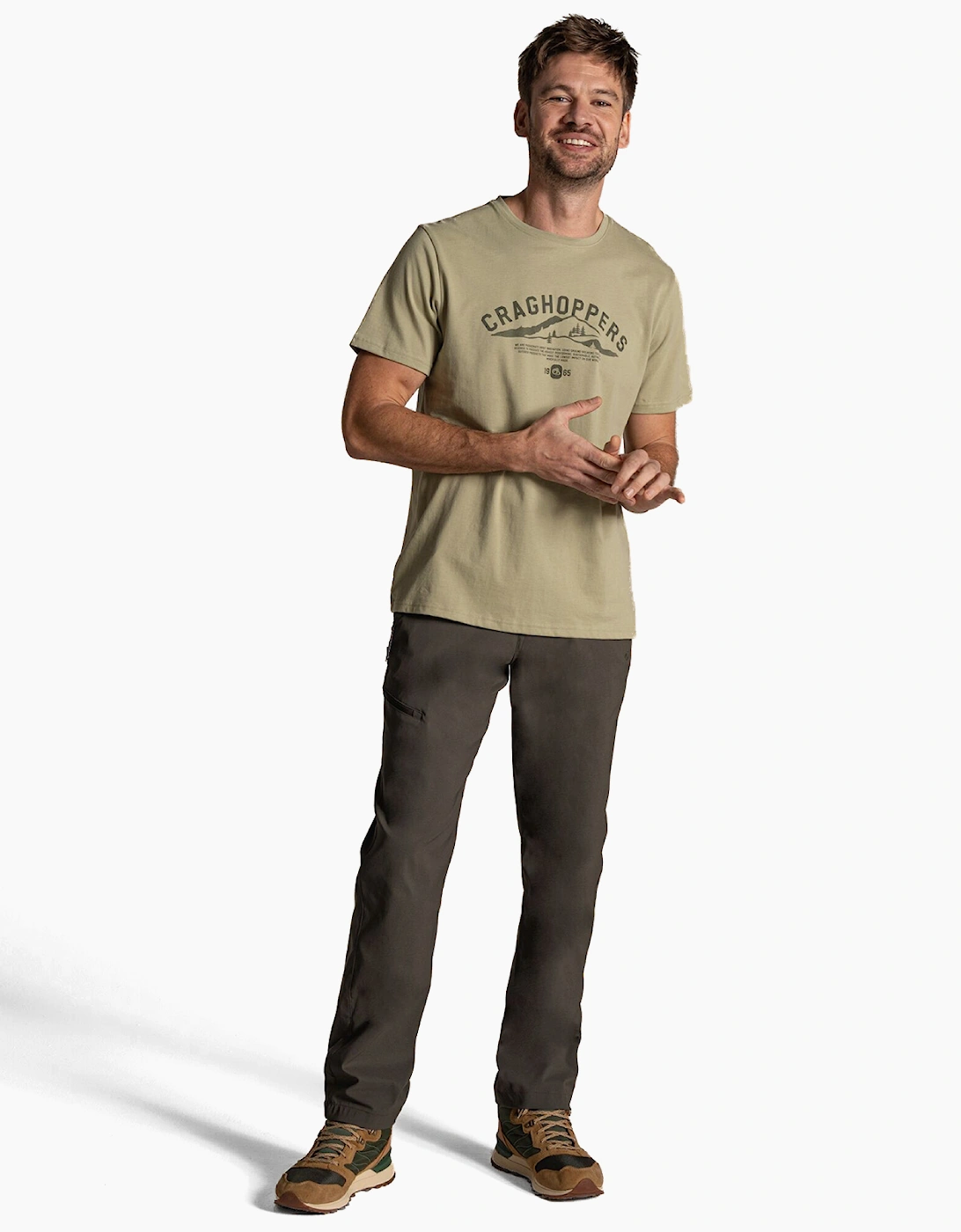 Craghoppers Kiwi Pro III Mens Trousers Dk Khaki