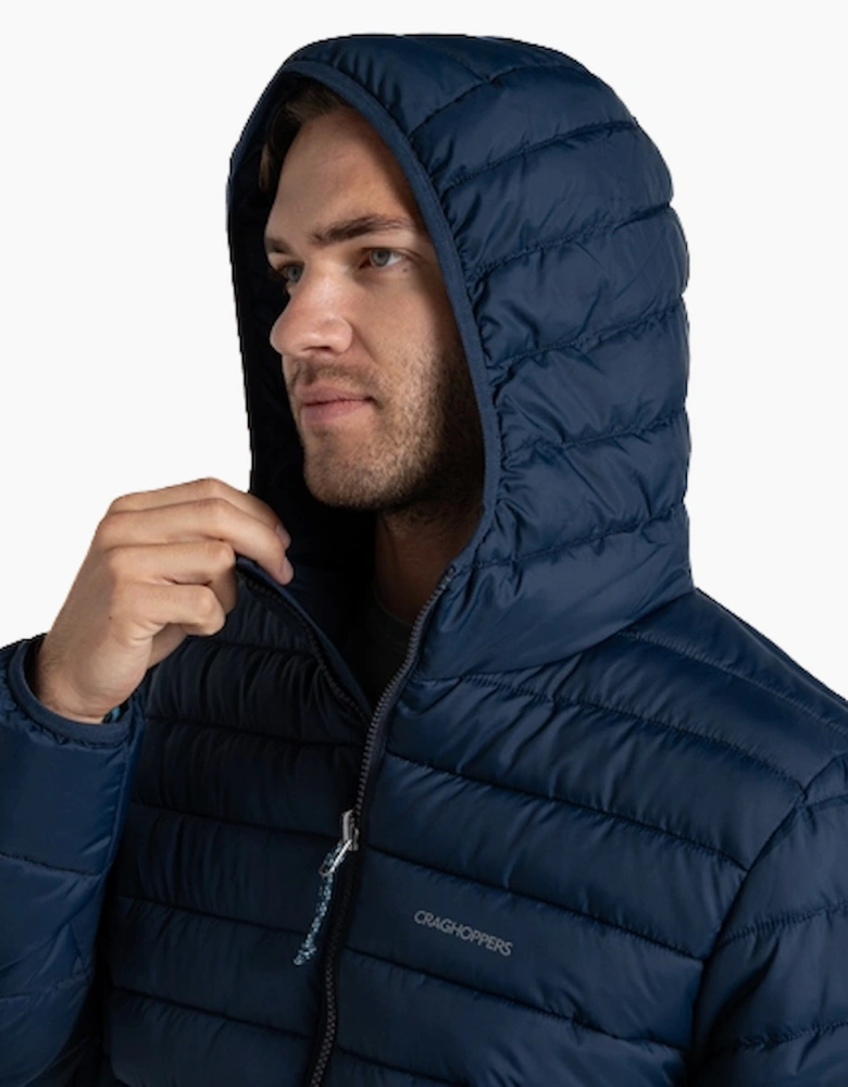Craghoppers Compresslite IX Mens Hooded Insulated Jacket Blue Navy