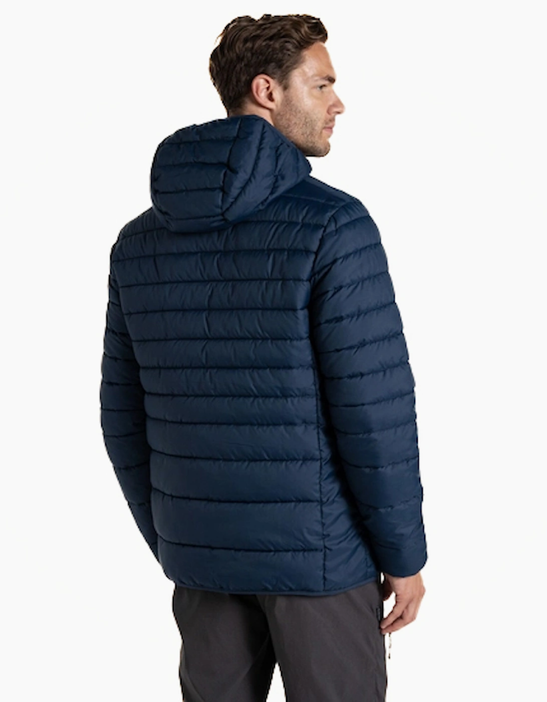 Craghoppers Compresslite IX Mens Hooded Insulated Jacket Blue Navy