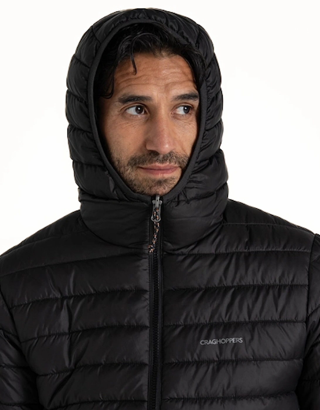 Craghoppers Compresslite IX Mens Hooded Insulated Jacket Black