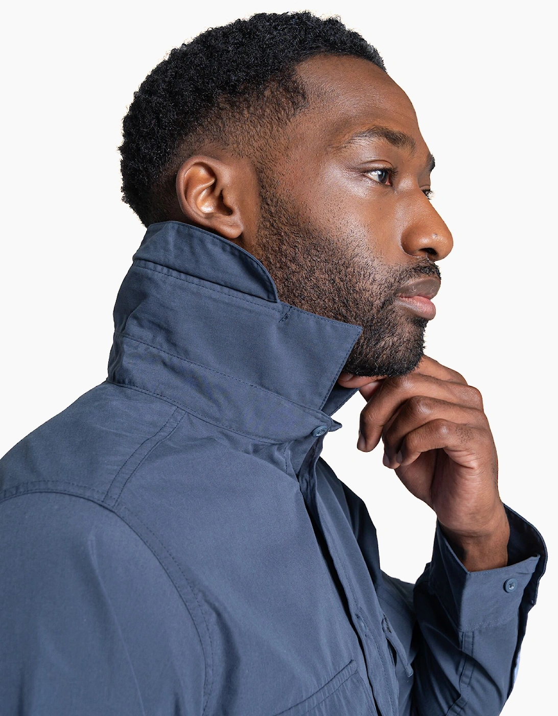 Craghoppers Kiwi II Mens Long Sleeved Shirt Ombre Blue