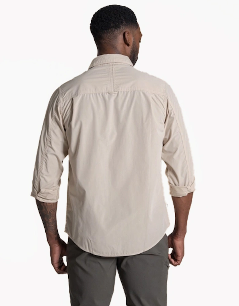 Craghoppers Kiwi II Mens Long Sleeve Shirt Oatmeal