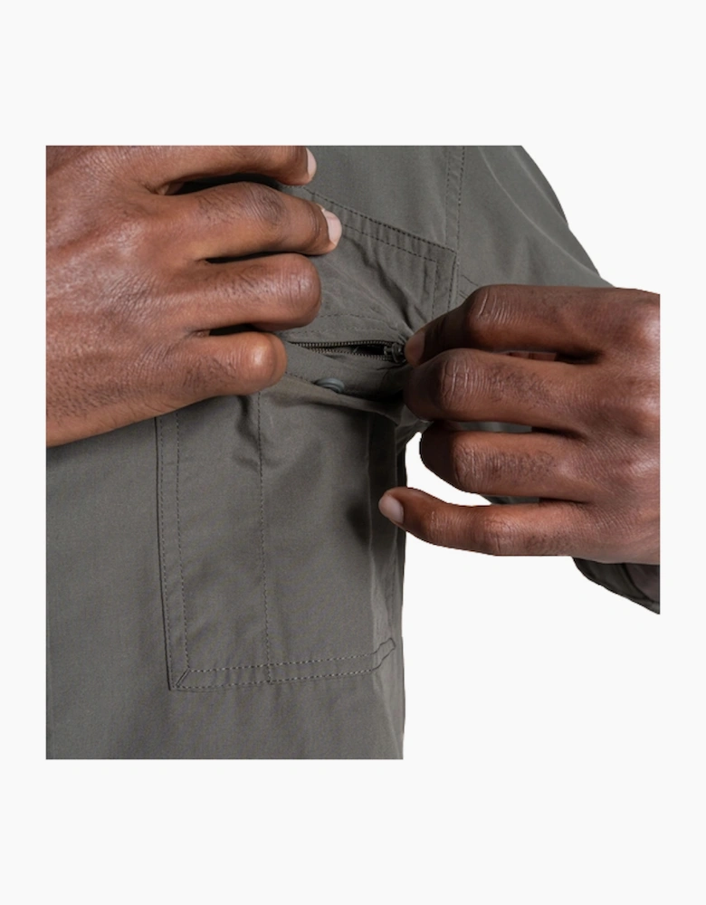 Craghoppers Kiwi II Mens Long Sleeve Shirt Cedar