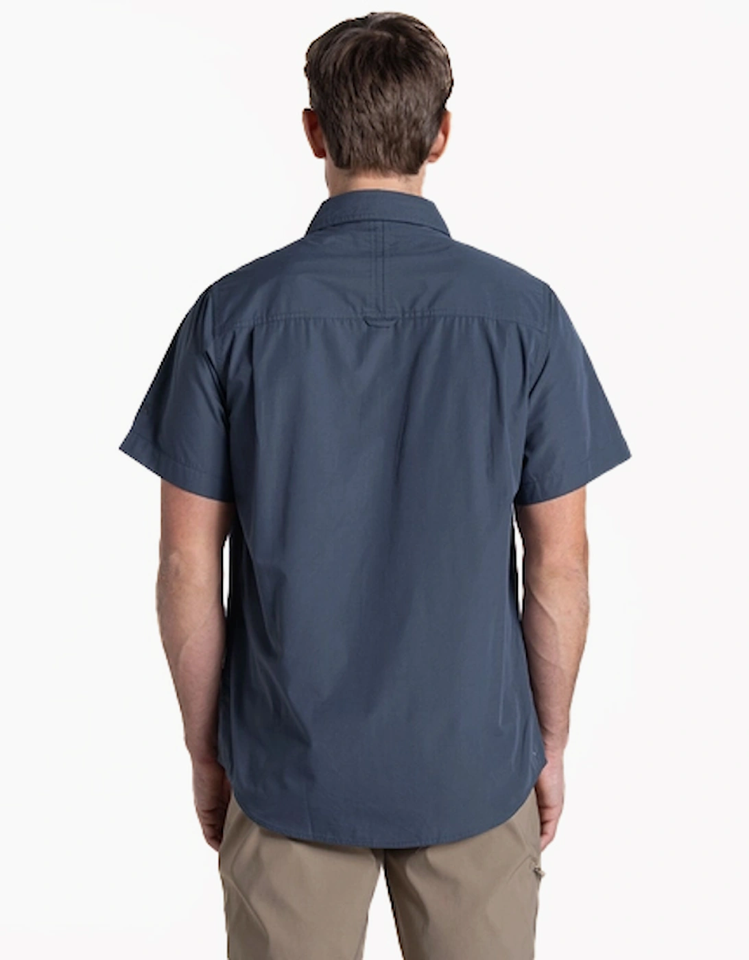 Craghoppers Kiwi II Mens Short Sleeve Shirt Ombre Blue