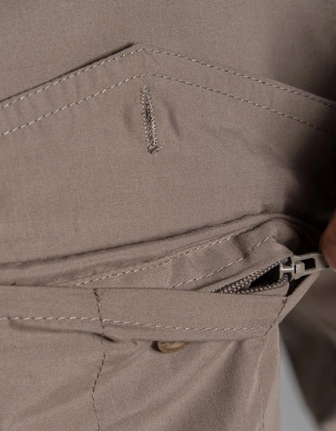 Craghoppers Kiwi II Mens Long Sleeve Shirt Pebble